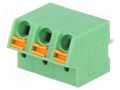 Connector: PCB terminal block; terminal; 9A; 320V; angled; on PCBs PHOENIX CONTACT SPTA1/3-5.0