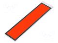 Backlight; LED; Dim: 99x22.86x2.5mm; red; 88.5x17.51mm; 210cd/m2 DISPLAY ELEKTRONIK DELP-510-R