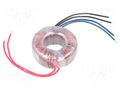 Transformer: toroidal; 60VA; 230VAC; 12V; 12V; 2.5A; 2.5A; Ø: 85mm INDEL TST60W/2X12V