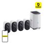 N1 Baseus 2K security camera set of 4 (white), Baseus S0TW022131