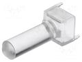 Fiber for LED; Ø3mm; L: 12.7mm; round; Front: convex BIVAR VLP-500-R