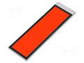 Backlight; LED; Dim: 75x22.86x2.5mm; red; 64.49x17.51mm; 285cd/m2 DISPLAY ELEKTRONIK DELP-508-R