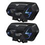 Fodsports M1-S Pro motorcycle intercom two-pack (black), Fodsports M1-S Pro 2 pack