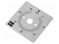 Scale for mechanical timer FAUCIGNY INSTRUMENTS S60M