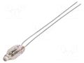 Filament lamp: neon; orange; 90VDC; 65VAC; 0.5mA; Ø: 4mm; L: 10mm BRIGHTMASTER NEON-3