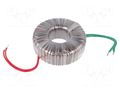 Transformer: toroidal; 300VA; 230VAC; 12V; 25A; Leads: cables; IP00 INDEL TST300W/12V