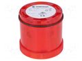 Module: light signaller; red; LED; 230VAC; IP65; Ø70x65mm; -20÷50°C WERMA WER-64411068