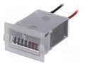 Counter: electromechanical; working time; mechanical indicator KÜBLER 3.060.200.383
