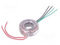 Transformer: toroidal; 50VA; 230VAC; 12V; 24V; 2.05A; 1.02A; Ø: 85mm INDEL TST50W/12V-24V