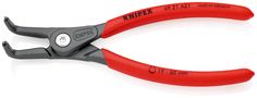 KNIPEX 49 21 A21 Precision Circlip Pliers for external circlips on shafts covered with non-slip plastic grey atramentized 165 mm 49 21 A21 4003773048831