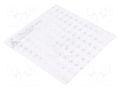 Reflector; 100x100x0.6mm; -40÷80°C; self-adhesive; R SELS RF100X100