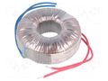 Transformer: toroidal; 100VA; 230VAC; 55V; 1.81A; Leads: cables INDEL TST100W/55V