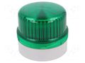 Signaller: lighting; continuous light; green; WLG; 12÷240VDC; IP65 AUER SIGNAL JA-WLG/G