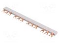 Busbar; 10mm2; Poles: 3; Urated: 240V,415V; Usurge rated: 4kV; fork EATON ELECTRIC EVG-3PHAS/12M/HI