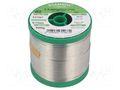 Tin; lead free; Sn95,5Ag3,8Cu0,7; 0.7mm; 0.5kg; reel; 217°C; HF32 STANNOL SN955HF32/0.7/0.5