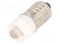 LED lamp; white; E10; 24VDC; 24VAC BRIGHTMASTER LLED-E10/24/W
