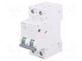 Circuit breaker; 400VAC; Inom: 16A; Poles: 1+N; Charact: C; 6kA; IP20 SIEMENS 5SL6516-7