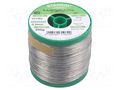 Tin; lead free; Sn95,5Ag3,8Cu0,7; 0.5mm; 0.5kg; reel; 217°C; HF32 STANNOL SN955HF32/0.5/0.5