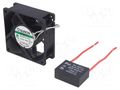 Fan: AC; axial; 230VAC; 70x70x25mm; 47.6m3/h; 30dBA; Vapo; 3800rpm SUNON MA2072HVL