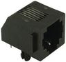 CAT3 RJ25 MODULAR JACK, 6 POSITION, 1 PORT 5555163-1