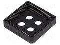 Socket: integrated circuits; PLCC84; THT; phosphor bronze; tinned NINIGI PLCC-84