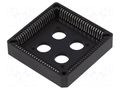 Socket: integrated circuits; PLCC84; THT; phosphor bronze; tinned NINIGI PLCC-84