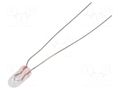 Filament lamp: miniature; 5VDC; 115mA; Bulb: T1; Ø: 3.15mm; L: 6.35mm BRIGHTMASTER L16-5/115