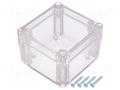 Enclosure: multipurpose; X: 80mm; Y: 82mm; Z: 55mm; ABS; gasket; IP65 KRADEX Z111PH-ABS