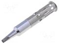 Tip; chisel; 2.4mm; for gas soldering iron WELLER WEL.60-01-02