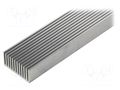 Heatsink: extruded; grilled; natural; L: 1000mm; W: 45mm; H: 22mm FISCHER ELEKTRONIK SK626/1000/AL