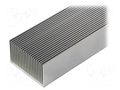 Heatsink: extruded; grilled; natural; L: 1000mm; W: 75mm; H: 45mm FISCHER ELEKTRONIK SK628/1000/AL