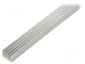Heatsink: extruded; grilled; natural; L: 1000mm; W: 19mm; H: 14mm FISCHER ELEKTRONIK SK633/1000/AL