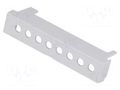 Terminals cover; grey; Holes no: 8; 7.65mm ITALTRONIC IT-P05040204T.BL