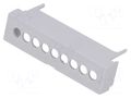 Terminals cover; grey; Holes no: 9; 5.08mm ITALTRONIC IT-P05030201T.BL