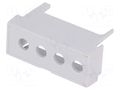 Terminals cover; grey; Holes no: 4; 7.65mm ITALTRONIC IT-P05020204T.BL