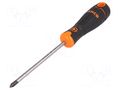 Screwdriver: standard; Phillips; PH1; Blade length: 100mm BAHCO SA.B192.001.100