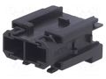 Fuse holder; 19mm; 30A; on cable,push-in; ways: 1; -40÷120°C; black MTA MTA-0X00400