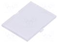 Front panel; without frame,with holder; transparent ITALTRONIC IT-P05020721F