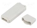 Enclosure: for USB; X: 23mm; Y: 71mm; Z: 8.7mm; ABS; grey; UL94HB GAINTA G1901G