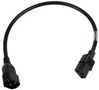 POWER CORD IEC60320C-13/14, 1M, 13A, BLACK 17625