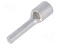 Tip: wire pin; Ø: 2.8mm; 6mm2; crimped; for cable; non-insulated ERGOM ST-070/6