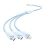 USB 2.0 A to 3in1 3A cable Vention CTPLG 1.5M (blue), Vention CTPLG