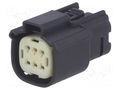 Connector: wire-wire; plug; female; MX150; for cable; PIN: 6; 3.5mm MOLEX MX-33472-0601