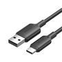 USB 2.0 A to USB-C 3A cable Vention CTQBF 1M (black), Vention CTQBF