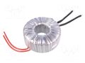 Transformer: toroidal; 600VA; 230VAC; 12V; 50A; Leads: cables; IP00 INDEL TST600W/12V