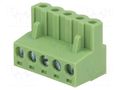 Pluggable terminal block; 5.08mm; ways: 5; straight; plug; female XINYA TBW-5.08-K-5P