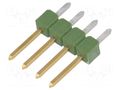 Connector: pin strips; pin header; AMPMODU MOD II; male; PIN: 4 TE Connectivity 826629-4