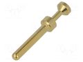 Contact; male; copper alloy; gold-plated; 0.14÷0.37mm2; crimped HARTING 09330006117
