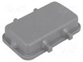 Protection cover; Han; size 10B; for double latch; thermoplastic HARTING 09300105407