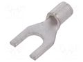 Tip: fork; M4; 1.5÷2.5mm2; crimped; for cable; non-insulated NINIGI ST-095/4